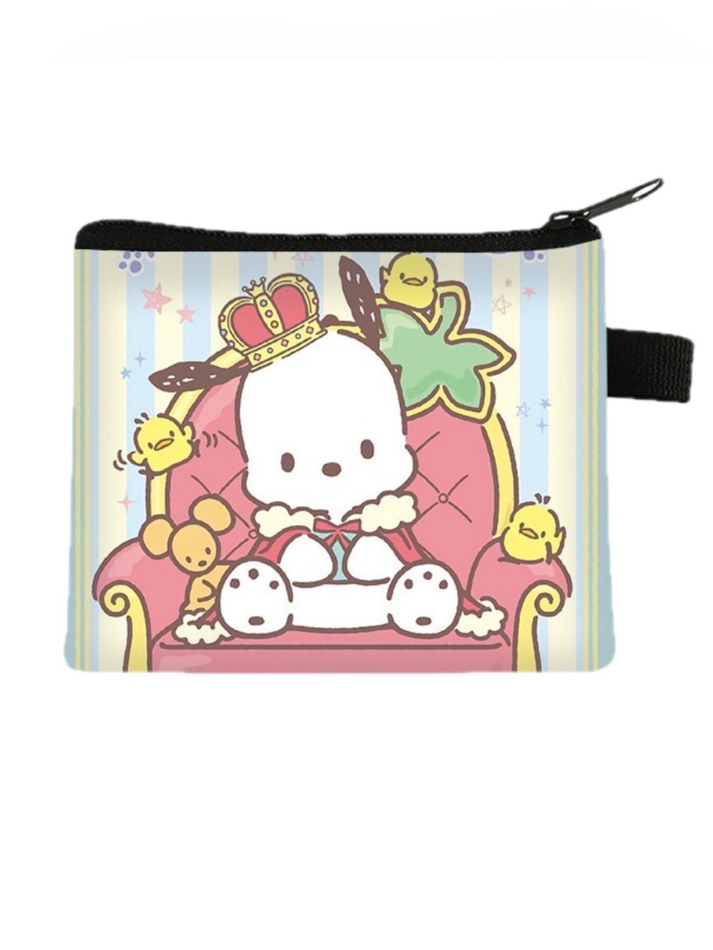 NWOT Cute Coin Pouch / Mini Cosmetic Bag – Zippered Wristlet Style